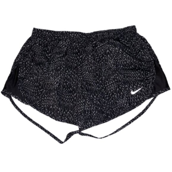 Nike Black and White Athletic Shorts Performance Design - Picture 1 of 3